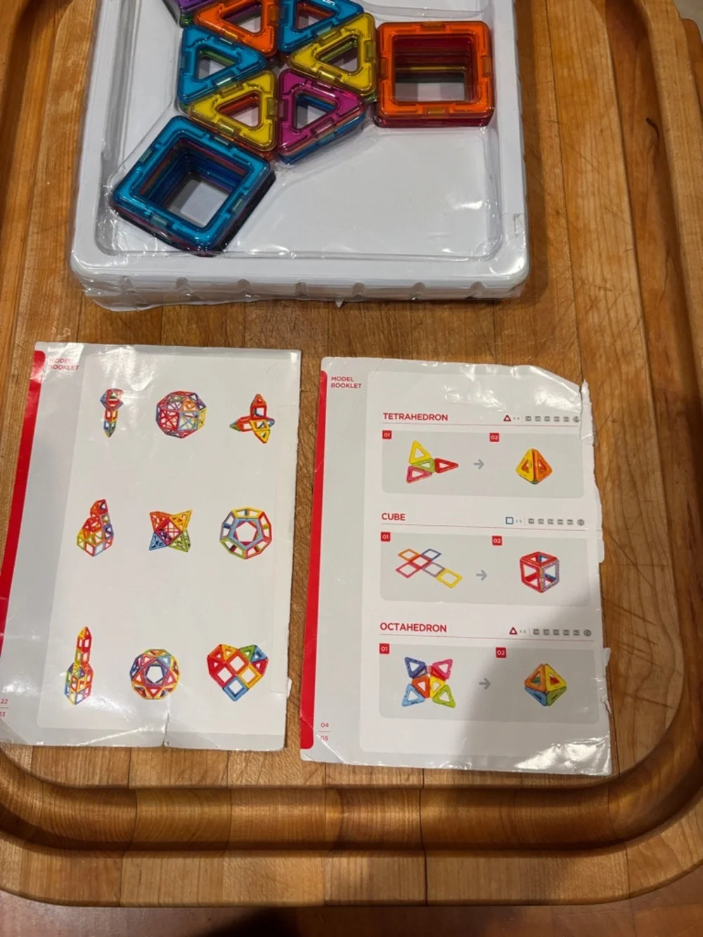 Magformers Basic Rainbow Set Multicolor Magnetic Tiles 30 Pieces